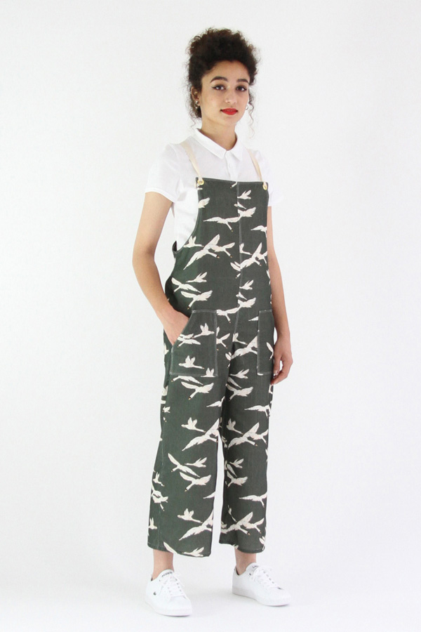 I AM Patterns sewing pattern Colibri dungarees