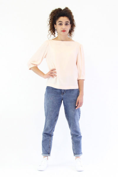 I AM Patterns Joy Blouse Rose Devant