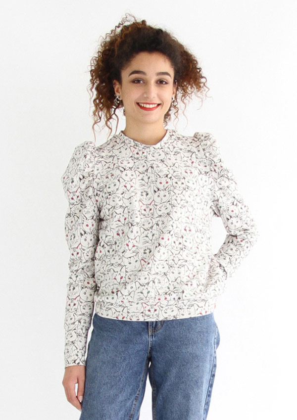 I AM Patterns - sewing pattern puff sleeves sweatshirt Lion