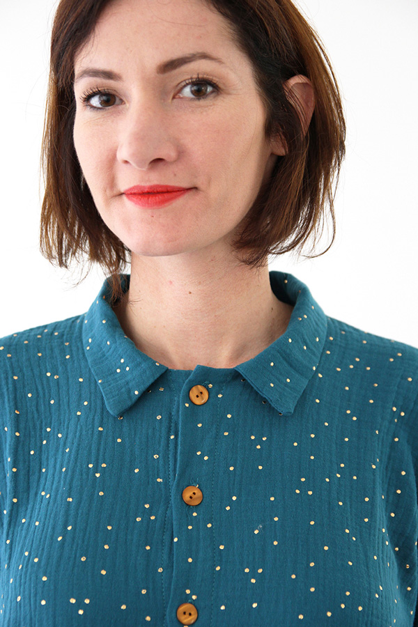 I AM Patterns - Sewing pattern Lucienne dress shirt