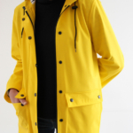 I AM Patterns Jacques Patron Couture Cire Jaune Classique Manteau Pluie Zoom