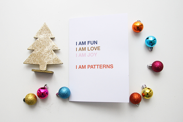 I AM Patterns Cadeau De Derniere Minute Isotop