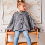 I AM Patterns Sewing Pattern Children Cape With Pockets Harry Mini Front @peppatii