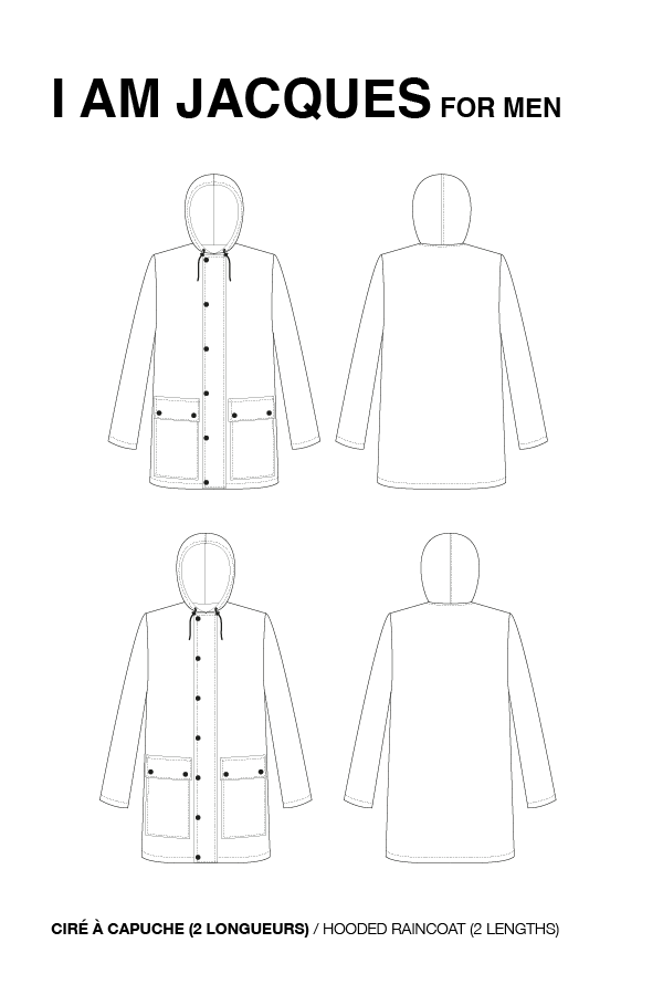 Mens cotton raincoat online