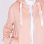 Long zipped hoodie with welt pockets Rainbow sewing pattern