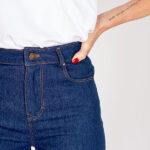 Tapered leg cut jeans trousers Sunshine sewing pattern