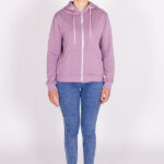Sewing pattern of the Rainbow zipped hoodie with kangaroo pockets