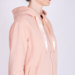 Long zipped hoodie with welt pockets Rainbow sewing pattern