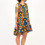 I AM Aura ruffle dress