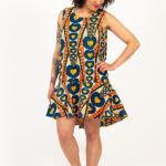 I AM Aura ruffle dress