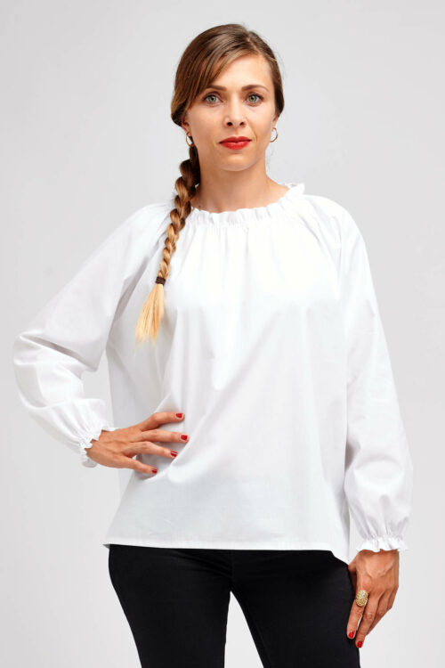 I AM Hesat Shirred Blouse beginner sewing pattern