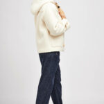 I AM Rê patron de couture duffle coat caban femme laine écrue vue de dos