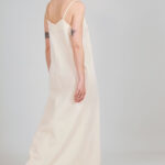 Off-white camisole dress sewn using the I AM Valérie sewing pattern