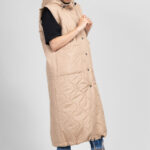 I AM Mira Patron Couture Veste Sans Manches Femme Long A Capuche