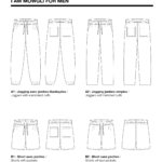 Dessins Techniques Mowgli Patron Couture Jogging Et Short Homme