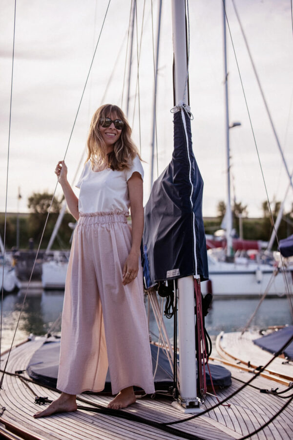 Patron de couture Pantalon I AM Daisy cotonnade transparente