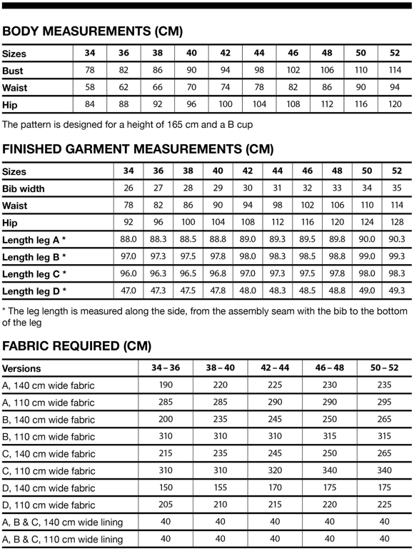 I AM DIAMOND Measurements Metric